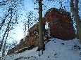 Burgruine Grillenberg im Schnee Von: Emma Sophie Weise