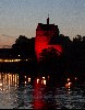 Schloß Seeburg bei Nacht