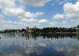 Blauer Himmel über Schloß Seeburg